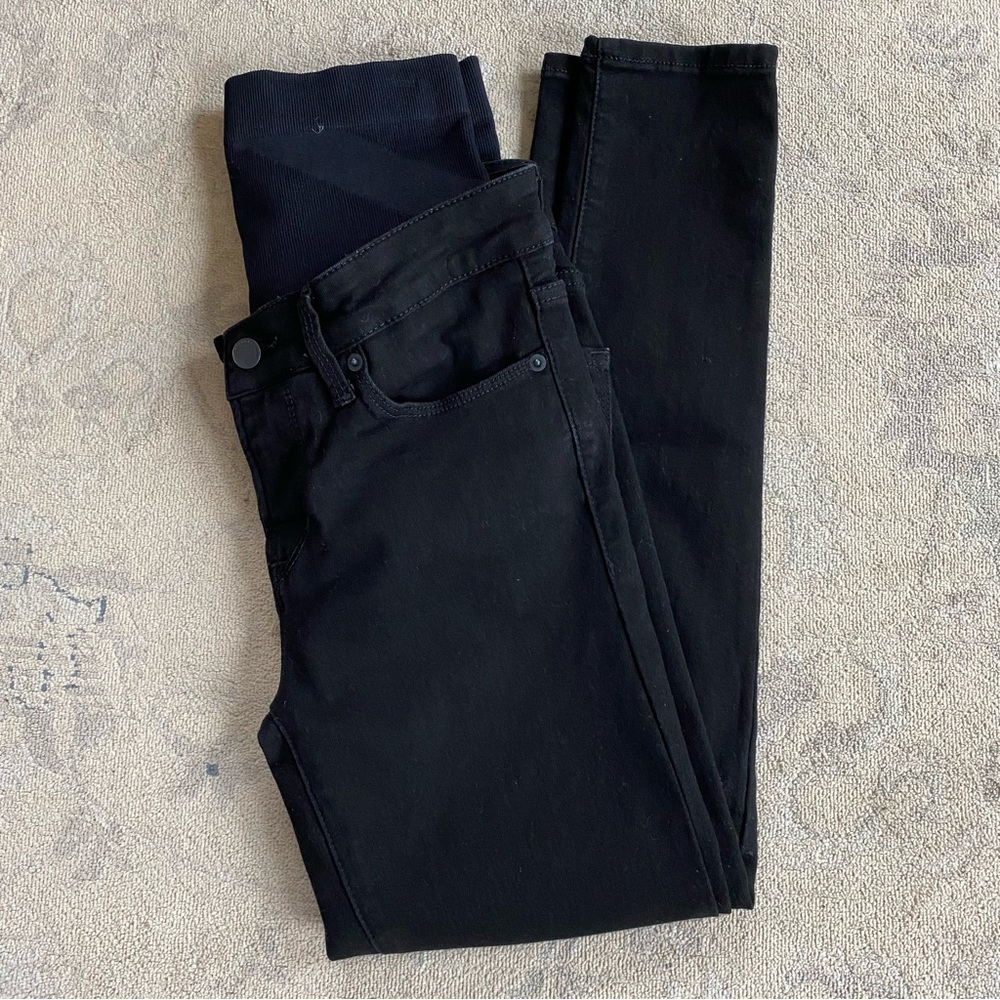 Blanqi Postpartum Skinny Jeans Size 4 Black
